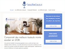 Tablet Screenshot of fauteuilmonteescalier.fr